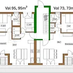 Valfontana Апартаменты Фанданс